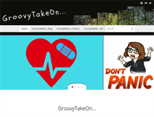 Tablet Screenshot of groovytakeon.com